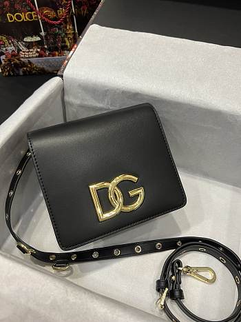 Dolce & Gabbana Crossbody Bag Black Size 18 x 16 x 8 cm