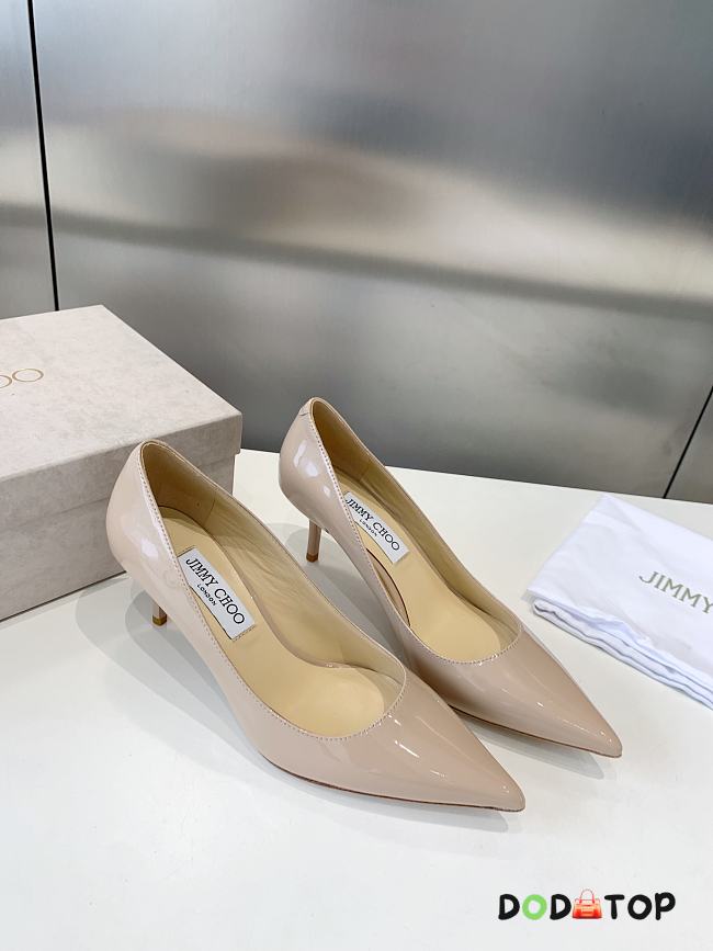 Jimmy Choo High Heels Beige 6.5 cm - 1