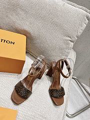 Louis Vuitton LV Plum Blossom Sandals 8 cm - 2