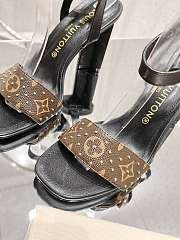 Louis Vuitton LV Plum Blossom Sandals Black 8 cm - 6