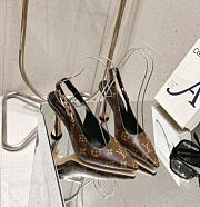 Louis Vuitton LV Chain Back Empty High Heels 9.0 cm - 1