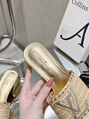 Louis Vuitton LV Straw Sandals 4.0 cm - 4