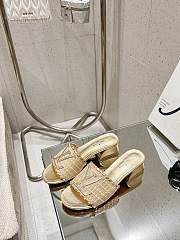 Louis Vuitton LV Straw Sandals 4.0 cm - 6