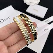 Dior Code Bangle Gold-Finish Metal and White Lacquer - 6