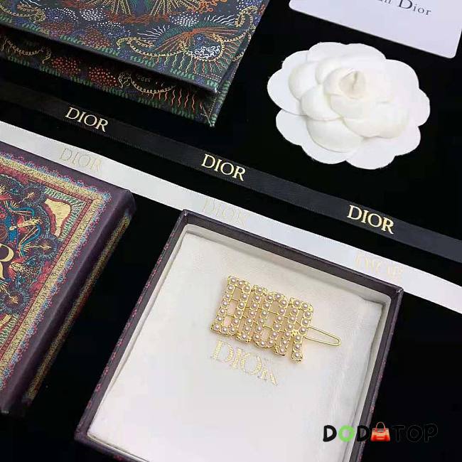 Dior Diorevolution Barrette Gold-Finish Metal - 1