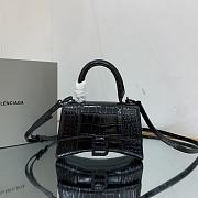 Balenciaga Hourglass Xs Bag Full Black Size 19 x 8 x 21 cm - 1