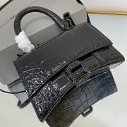 Balenciaga Hourglass Xs Bag Full Black Size 19 x 8 x 21 cm - 5