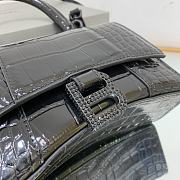 Balenciaga Hourglass Xs Bag Full Black Size 19 x 8 x 21 cm - 3