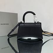 Balenciaga Hourglass Xs Bag Snake Pattern Black Size 19 x 8 x 21 cm - 5