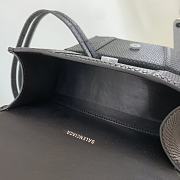 Balenciaga Hourglass Xs Bag Snake Pattern Black Size 19 x 8 x 21 cm - 4