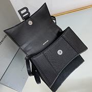 Balenciaga Hourglass Xs Bag Snake Pattern Black Size 19 x 8 x 21 cm - 3