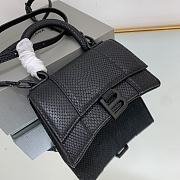 Balenciaga Hourglass Xs Bag Snake Pattern Black Size 19 x 8 x 21 cm - 2