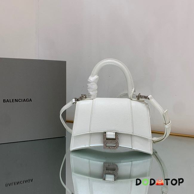Balenciaga Hourglass Bag White Size 19 x 8 x 21 cm - 1