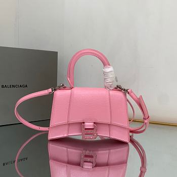 Balenciaga Hourglass Bag Pink 01 Size 19 x 8 x 21 cm