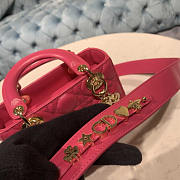 Dior Lady ABC Hot Pink Size 20 x 8.5 x 17 cm - 5