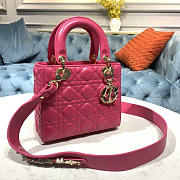 Dior Lady ABC Hot Pink Size 20 x 8.5 x 17 cm - 2
