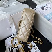 Chanel Flap Chain Bag Heart Gold Size 19 cm - 6