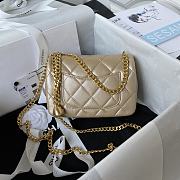 Chanel Flap Chain Bag Heart Gold Size 19 cm - 5