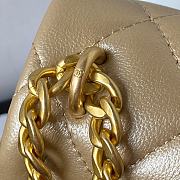 Chanel Flap Chain Bag Heart Gold Size 19 cm - 4