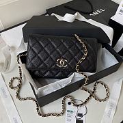 Chanel WOC New Hardware Black Size 19 cm - 1