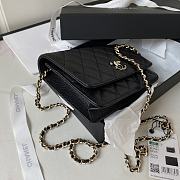 Chanel WOC New Hardware Black Size 19 cm - 6