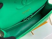 Chanel Flap Shoulder Bag Lambskin Leather A1112 Green Size 25 x 16 x 7 cm - 6