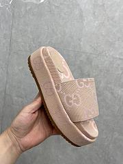 Gucci Original GG Platform Sandals Pink - 6