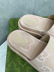 Gucci Original GG Platform Sandals Pink - 4