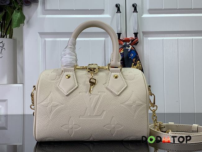 Louis Vuitton Speedy Bandoulière 20 Handbag White Size 20.5 x 13.5 x 12 cm - 1