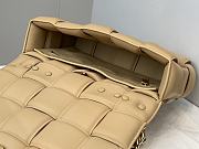 Bottega Veneta Cassette Padded Leather Shoulder Bag Beige Size 27 x 10 x 18 cm - 6