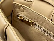 Bottega Veneta Cassette Padded Leather Shoulder Bag Beige Size 27 x 10 x 18 cm - 3