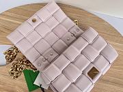 Bottega Veneta Cassette Padded Leather Shoulder Bag Light Purple Size 27 x 10 x 18 cm - 4