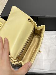 Chanel Flap Bag Lambskin Small Steel Ball Size 20 cm - 3