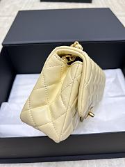 Chanel Flap Bag Lambskin Small Steel Ball Size 20 cm - 4