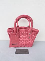  Balenciaga Bistro XXS Basket Bag Pink Size 17 x 10 x 25 cm - 1