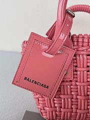  Balenciaga Bistro XXS Basket Bag Pink Size 17 x 10 x 25 cm - 6