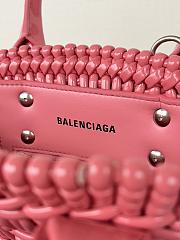  Balenciaga Bistro XXS Basket Bag Pink Size 17 x 10 x 25 cm - 2