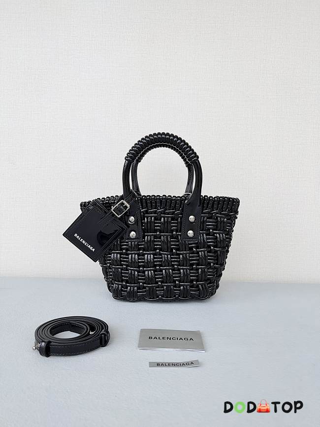 Balenciaga Bistro XXS Basket Bag Black Size 17 x 10 x 25 cm - 1