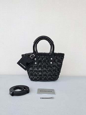 Balenciaga Bistro XXS Basket Bag Black Size 17 x 10 x 25 cm