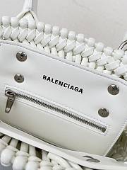 Balenciaga Bistro XXS Basket Bag White Size 17 x 10 x 25 cm - 6