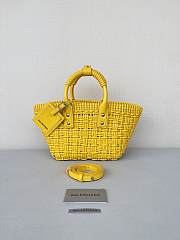 Balenciaga Bistro Basket Bag Yellow Size 23 x 29 x 38 cm - 1