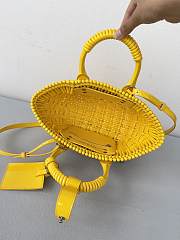 Balenciaga Bistro Basket Bag Yellow Size 23 x 29 x 38 cm - 2