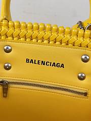 Balenciaga Bistro Basket Bag Yellow Size 23 x 29 x 38 cm - 3