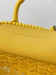 Balenciaga Bistro Basket Bag Yellow Size 23 x 29 x 38 cm - 5