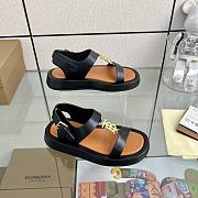 Burberry Women Sandals Black - 5