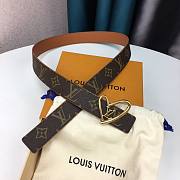 Louis Vuitton Heart Belt 3.0cm - 1
