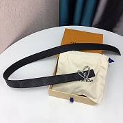 Louis Vuitton Heart Belt Black 3.0cm - 2