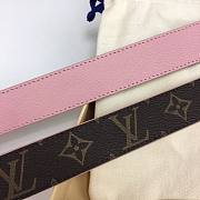 Louis Vuitton Heart Belt Pink 3.0cm - 4