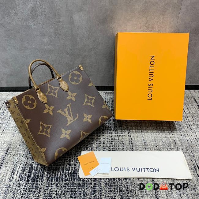 Louis Vuitton Onthego GM with Black Strap Size 41 cm - 1