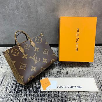 Louis Vuitton Onthego GM with Black Strap Size 41 cm